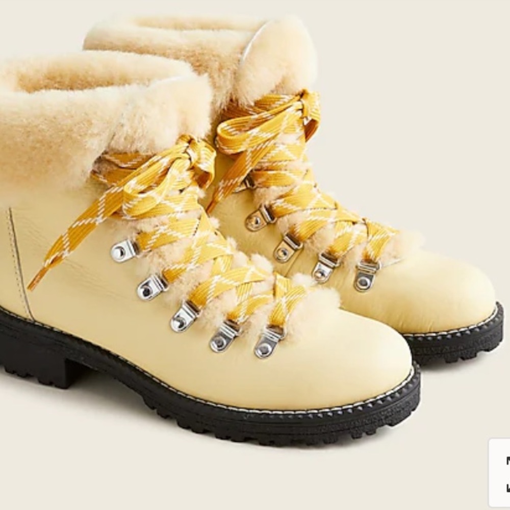 J. Crew Nordic Boots In Tumbled Leather. Women’s Size 7.